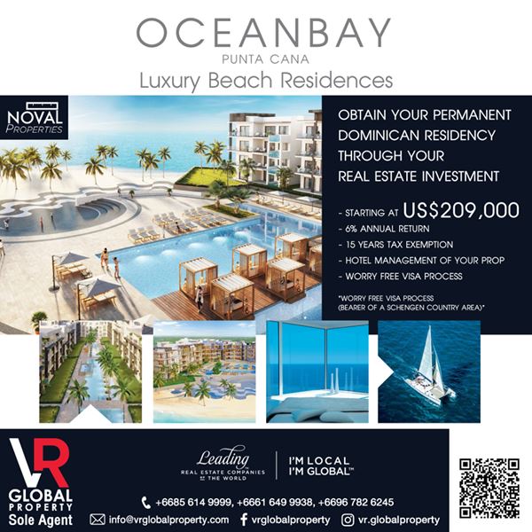 OCEANBAY Luxury Beach Residences, Punta Cana – Dominican Republic